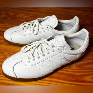 Men’s size 11 - white adidas gazelles